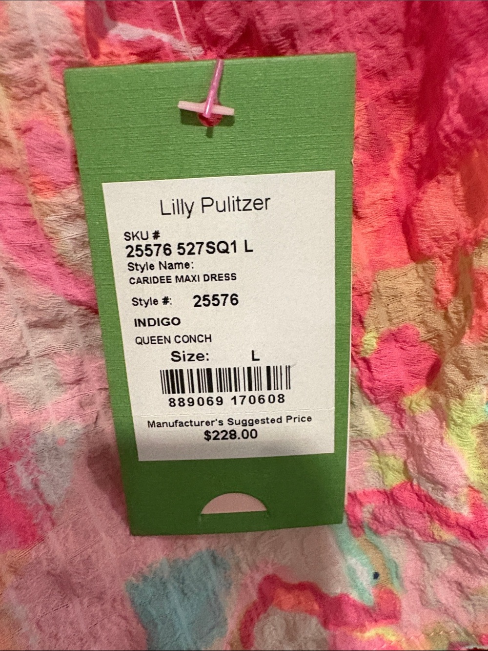 Lilly Pulitzer conch shell maxi. Nwt large - Picture 2 of 4